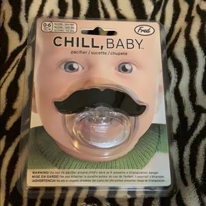 🆕 Chill Baby Mustache Pacifier